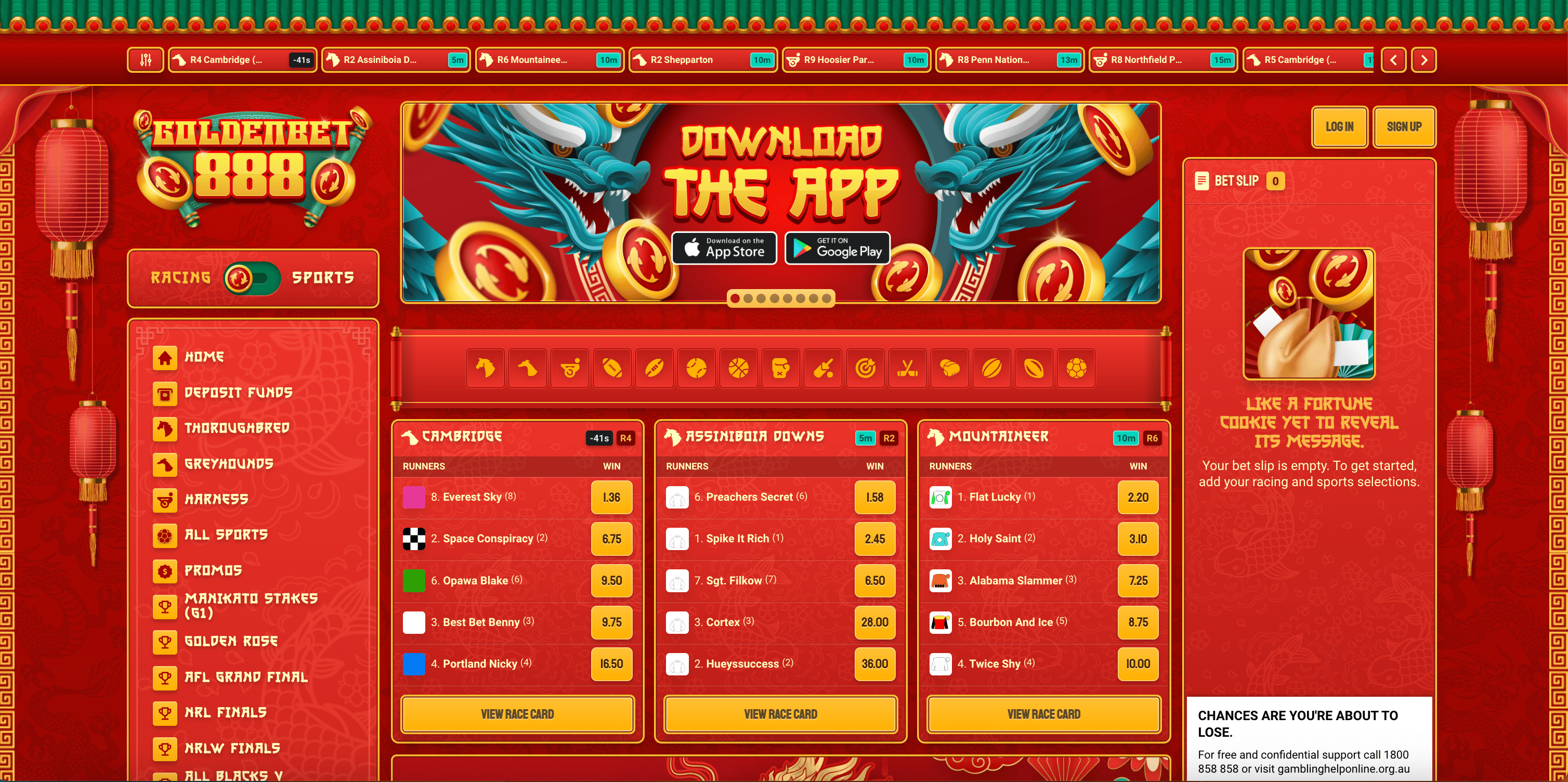 GoldenBet888 Desktop